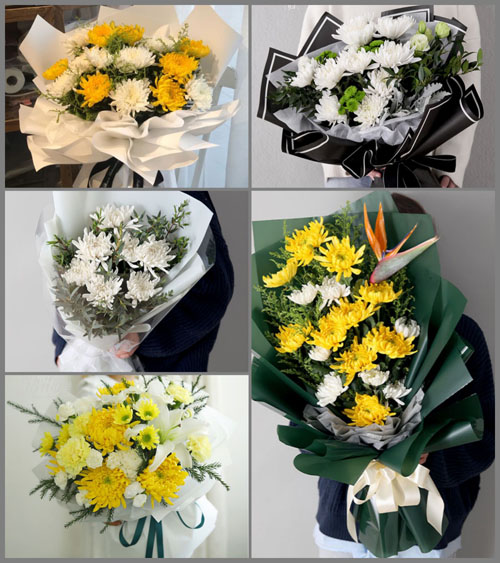 广东东莞市大岭山镇新塘村白事花束代送